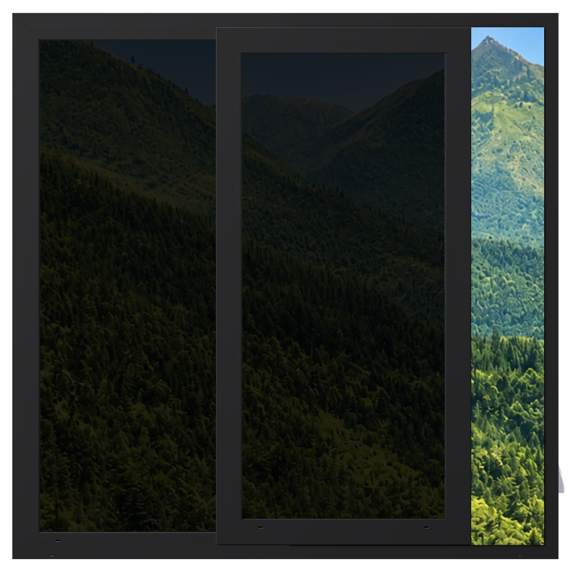Tinted Window Film (5% VLT)